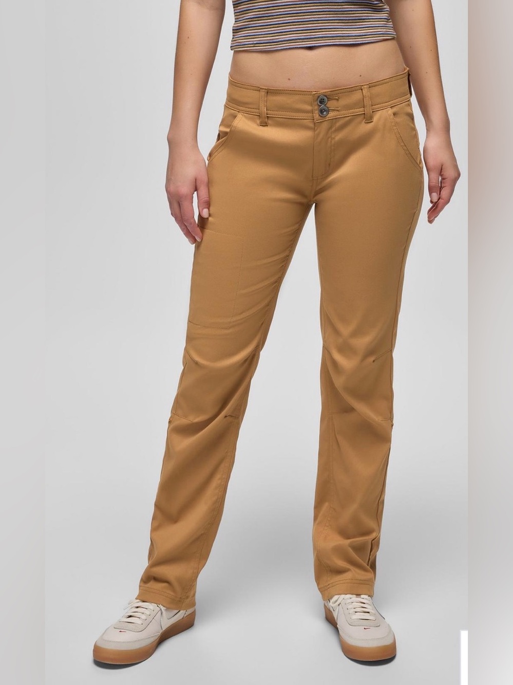 Prana Women's Straight Leg Pants in Camel